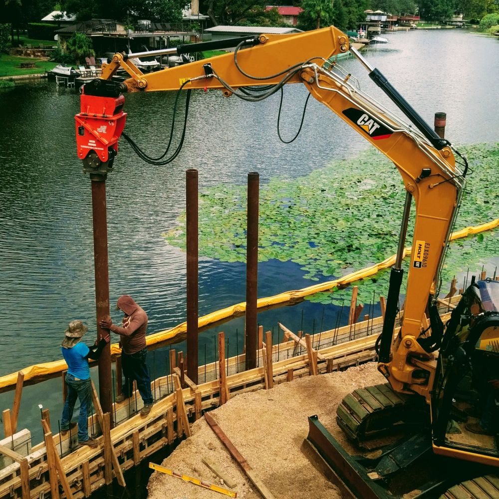 Driving 7 Inch Piles - Texas.jpg
